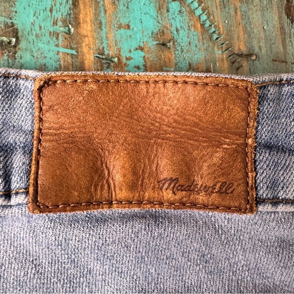 Madewell Cali Demi Boot Rolled Hem Jeans Size 37= Size 24 Casual Denim - Picture 12 of 14